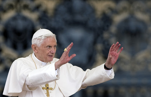 Benedicto XVI durante una audiencia general