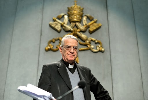 Padre Federico Lombardi dopo la sentenza a Paolo Gabriele &#8211; es