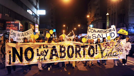Marcha contra o aborto em Montevidéu &#8211; es