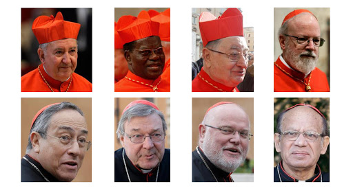 8 cardenales del papa