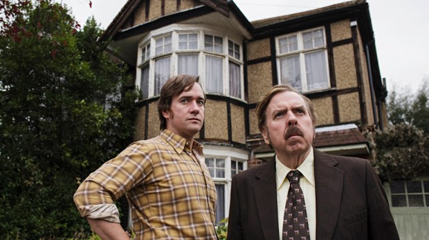 Macfadyen and Spall in The Enfield Haunting