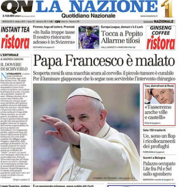 Falsa noticia sobre la salud del Papa asusta a  fieles de todo el mundo 
