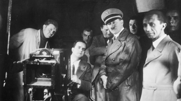 Besuch von Hitler und Goebbels bei der UFA