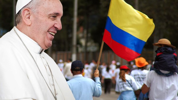 WEB-POPE-FRANCIS-COLOMBIA-FLAG-PEOPLE-© Mazur-catholicnews-org-Alejandro Cortés