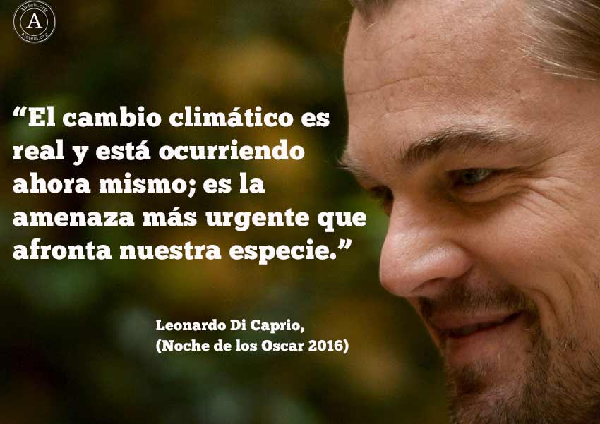 Leonardo di Caprio Cambio Climático