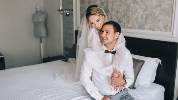 Noche de bodas - recién casados
