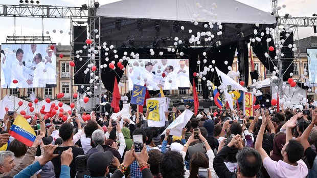 COLOMBIA-CONFLICT-PEACE-CELEBRATIONS