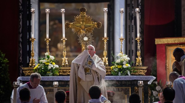 Pope Francis &#8211; Corpus Domini &#8211; St. John at the Lateran Basilica