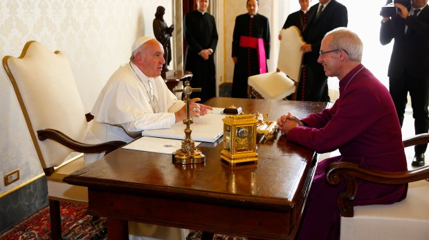 POPE-VATICAN-ANGLICAN-WELBY