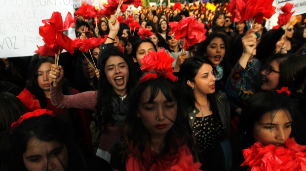 CHILE-VIOLENCE-WOMEN-PROTEST