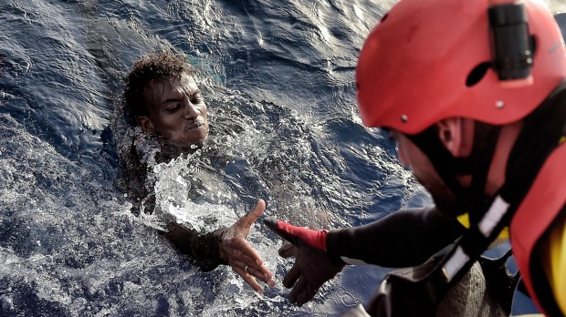 Migrante rescatado