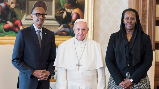 WEB3-POPE FRANCIS-RWANDA-KAGAME-Twitter First Lady of Rwanda