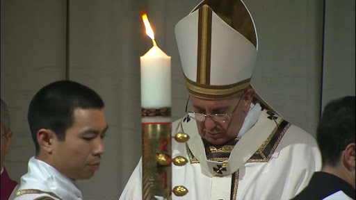 Picture – Pope Francis – Easter Mass – Screenshot © CTV / Aleteia – fr