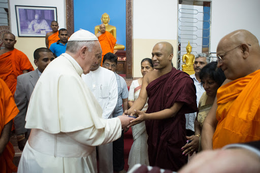 Pope Francis meets the Buddhist community in Sri Lanka &#8211; CPP &#8211; fr