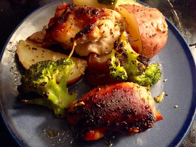 food blog chicken broccoli potatoes