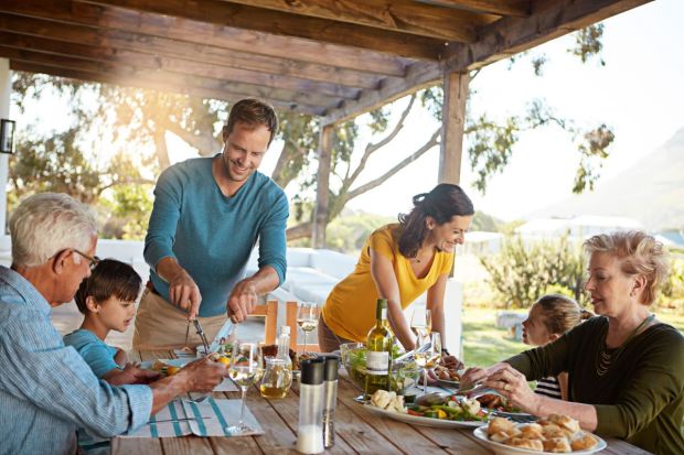 comida en familia