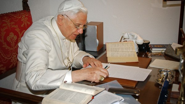 POPE BENEDICT,LIBRARY