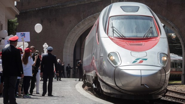 &quot;Children&#8217;s Train&quot; arrives in Vatican for a meeting with Pope Francis