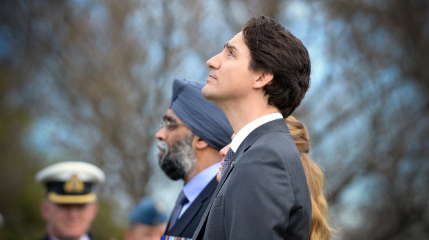The Right Honorable Justin Trudeau, Prime Minister of Canada wreath-laying ceremony at the Tomb of the Unknowns
