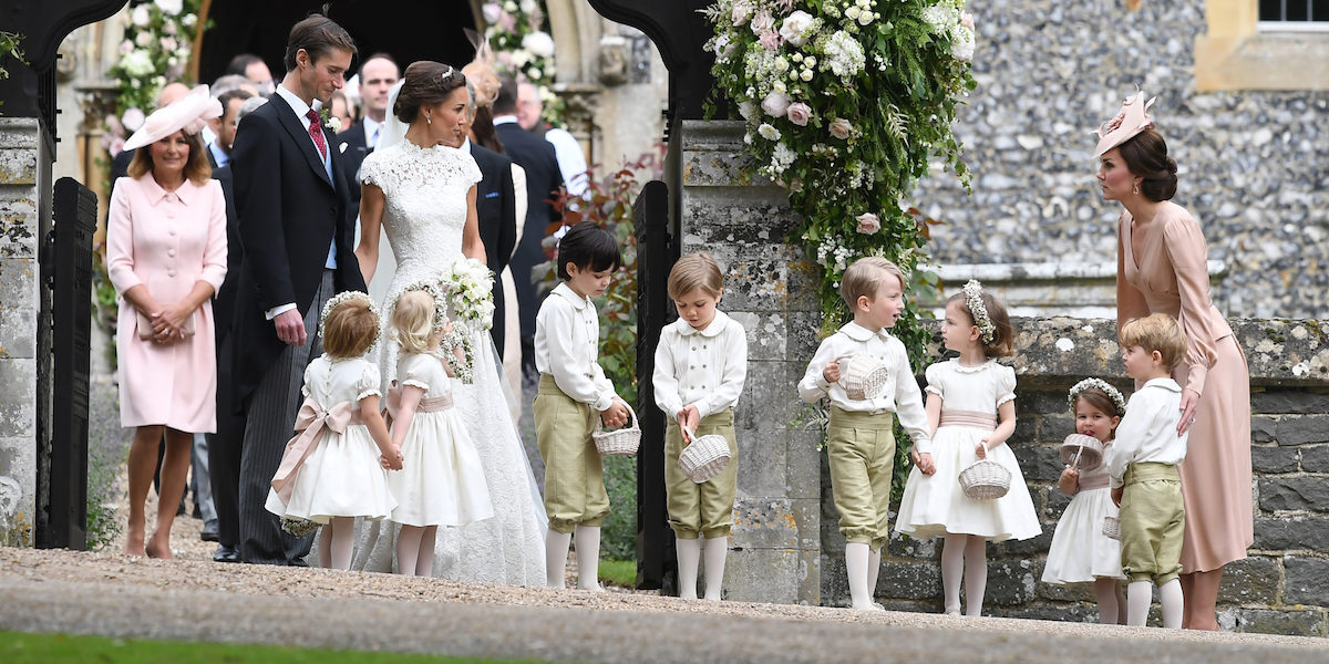 La boda de Pippa Middleton no fue de la realeza pero sí muy familiar