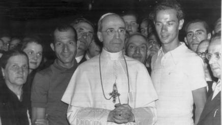 Pio XII con Koblet