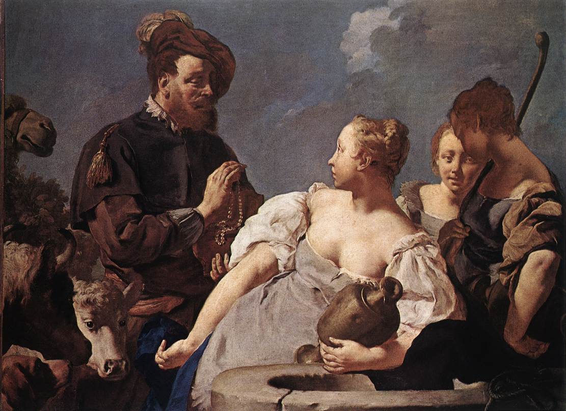 web bible women Piazzetta,_Giovanni_-_Rebecca_at_the_Well_-_c._1740