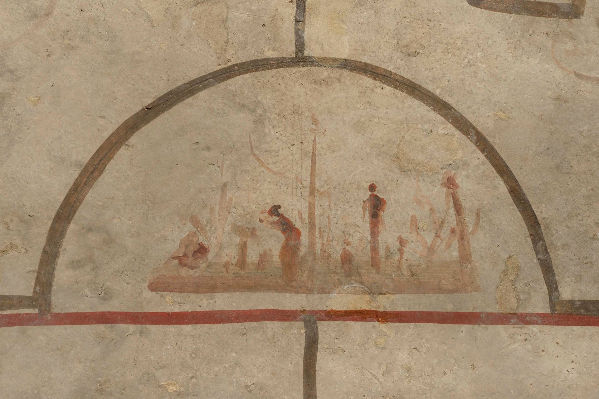 3. Ipogeo dei Flavi_Scena idillica