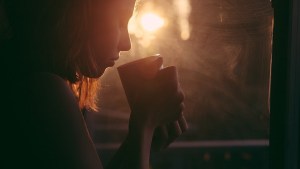 girl-sad coffee