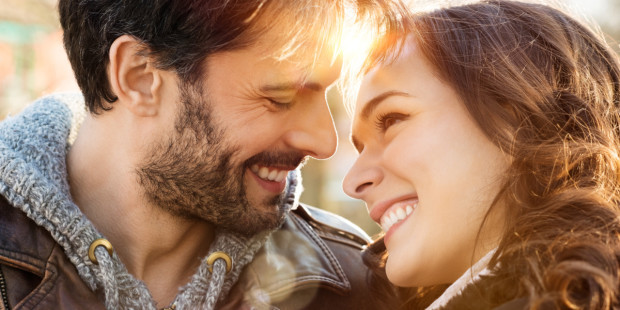 pareja feliz