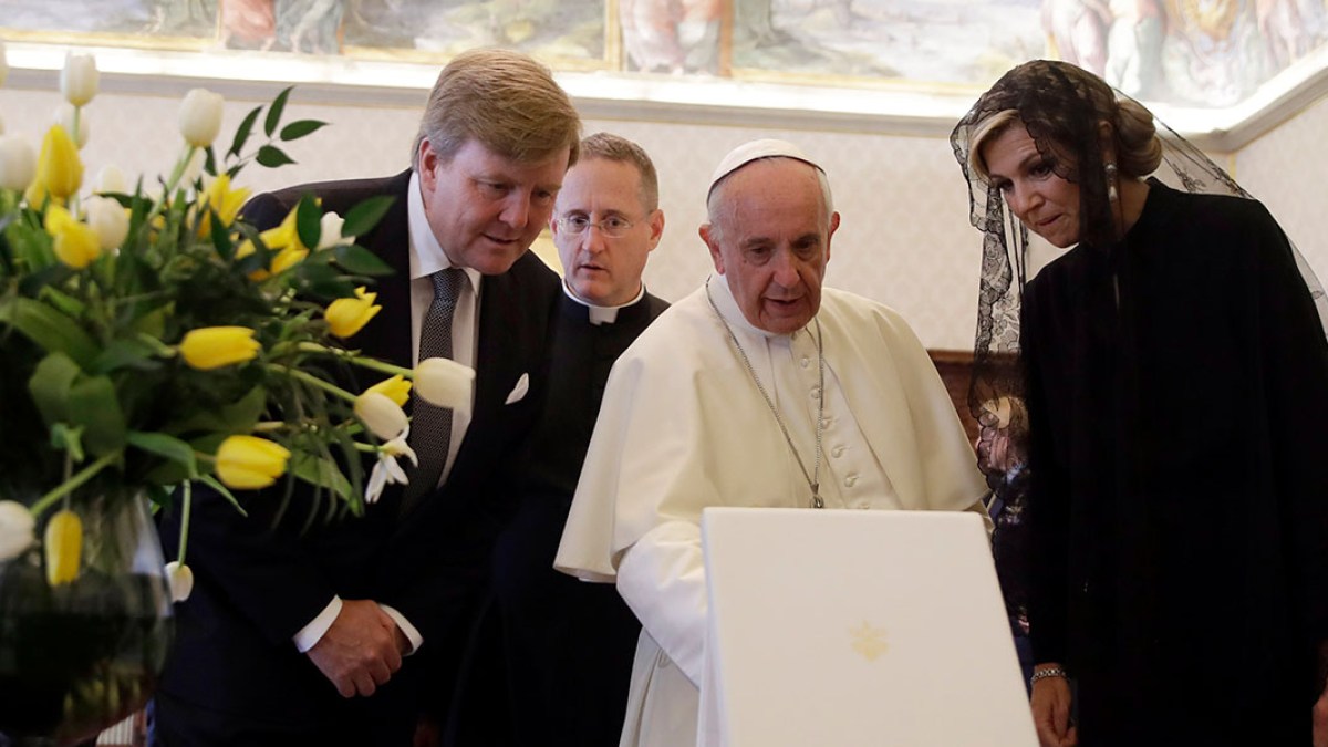 VATICAN-NETHERLANDS-AUDIENCE