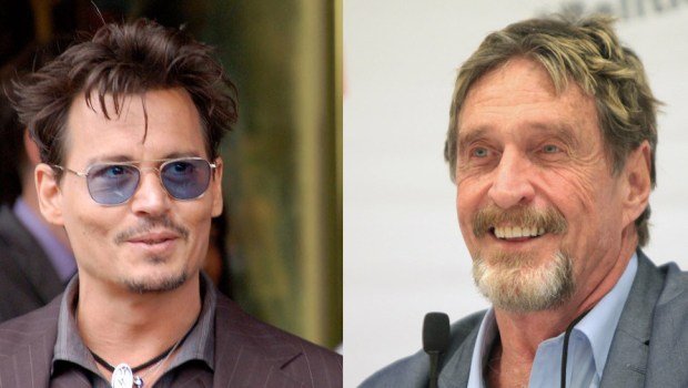JOHNNY DEPP; JOHN MC AFEE