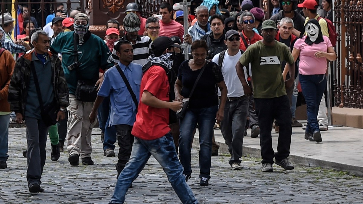VENEZUELA-CRISIS-CONGRESS-INVASION
