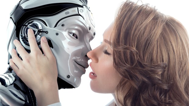 web woman robot love kiss De Willyam Bradberry:Shutterstock