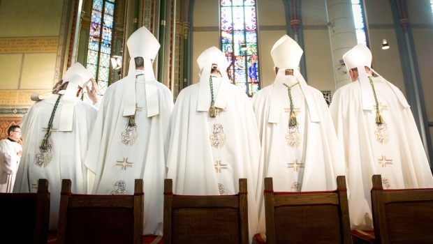 A ROW OF BISHOPS