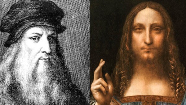 LEONARDO DA VINCI, LOSTJESUS PAINTING