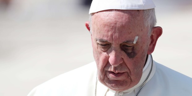 SMUTNY PAPIEŻ FRANCISZEK