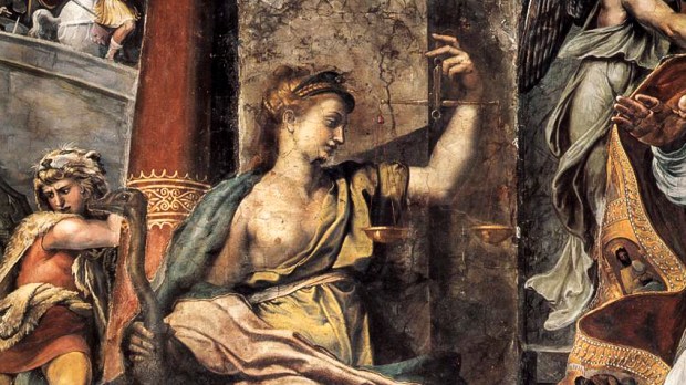 Lady Representing Justice by Raphael (1483–1520)