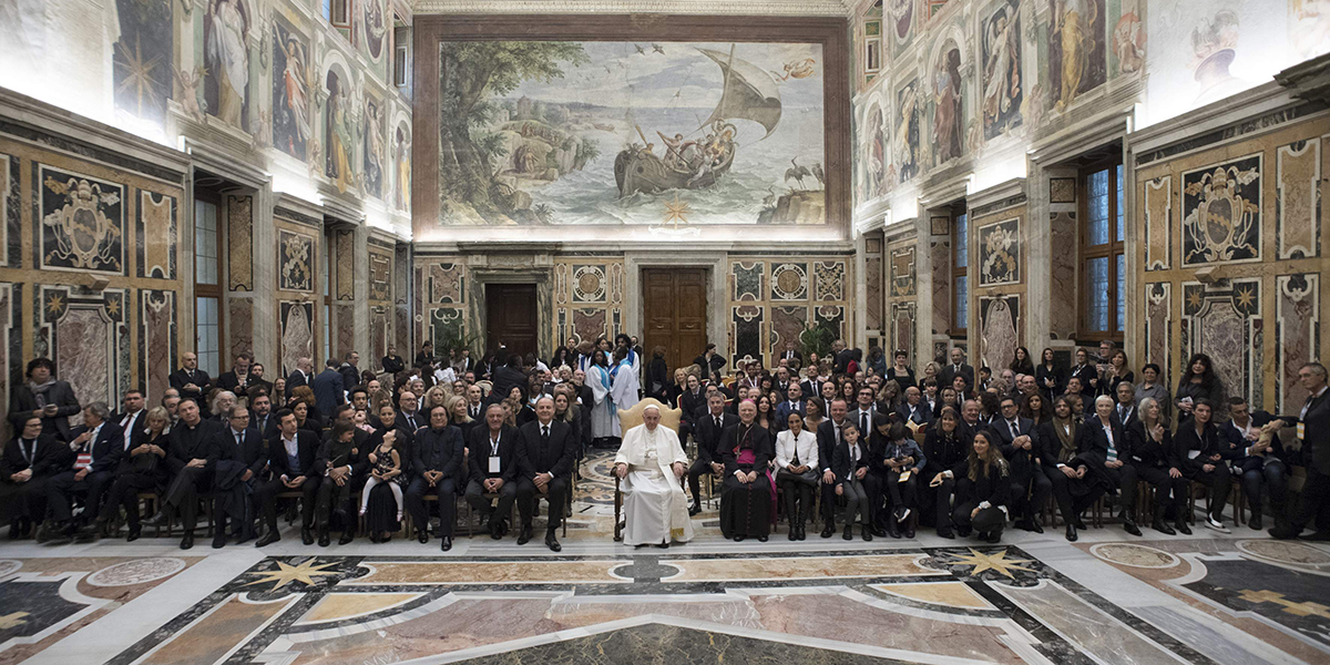 Pope Francis Audience Artists Christmas Concert
