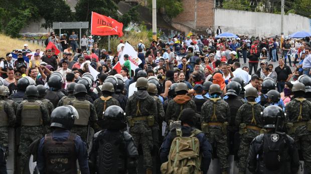 HONDURAS-CRISIS-OPPOSITION-PROTEST