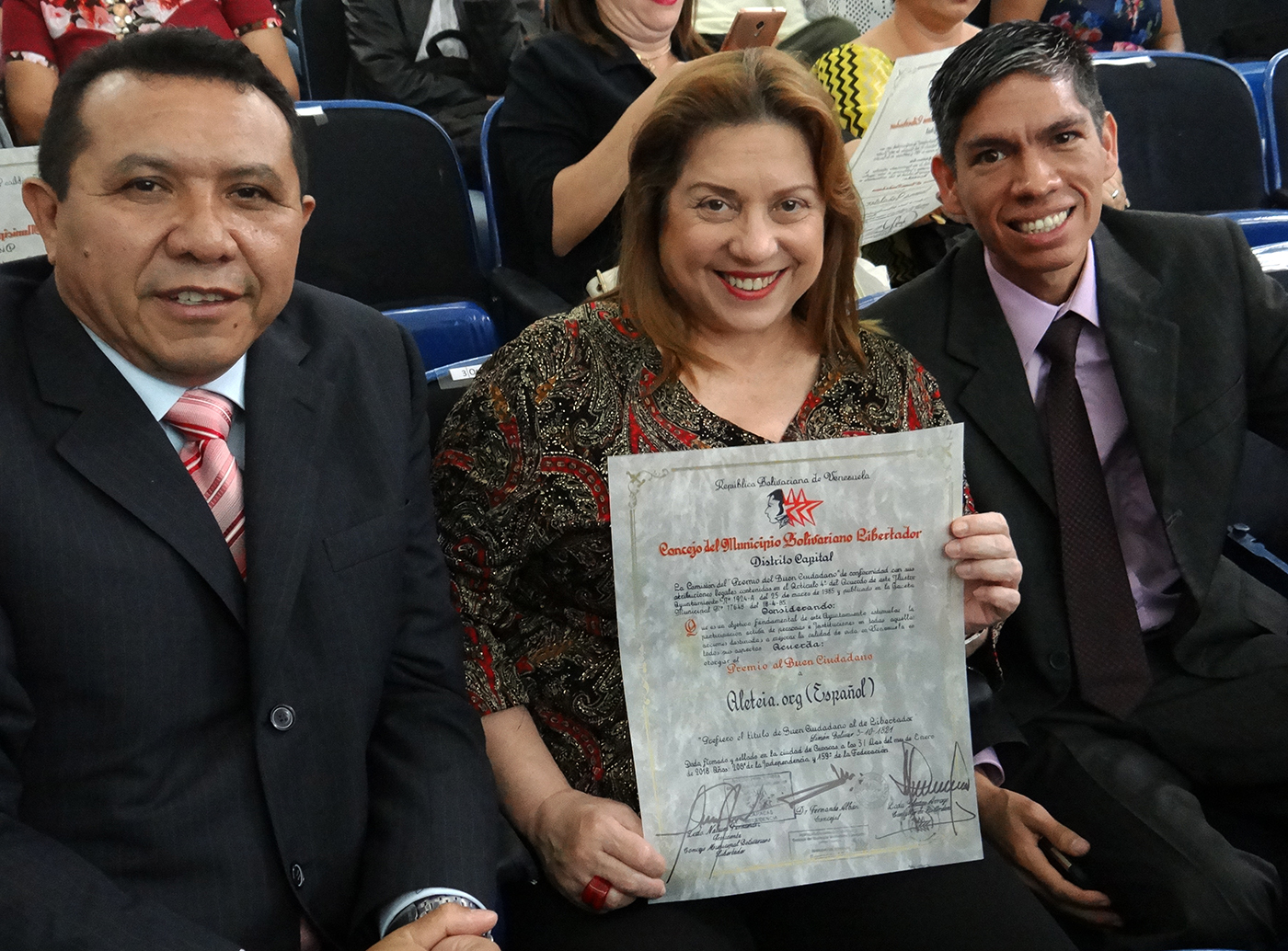 ALETEIA Recibe Premio Buen Ciudadano 2018 el Concejo Municipal de Caracas Fotos Marco Antonio Pérez Jiménez (12)