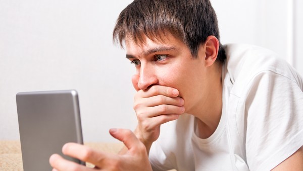 Surprised Young Man with