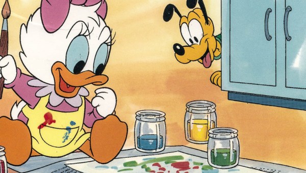 DAISY DUCK,PLUTO