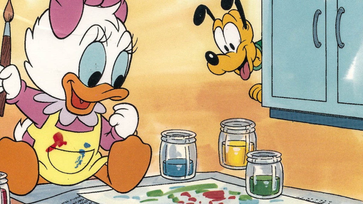 DAISY DUCK,PLUTO