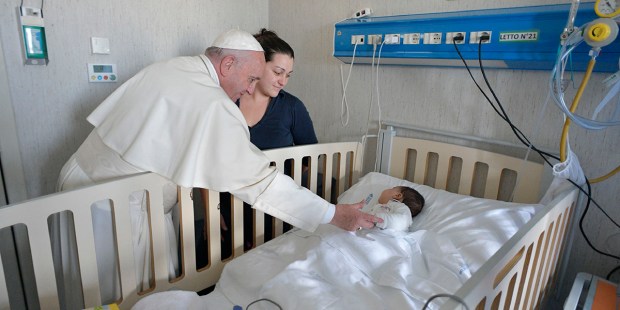Pope Francis - Visit - Bambino Gesù - Rome