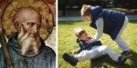 ST BENEDICT,BOYS FIGHTING
