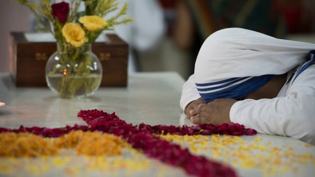 The tomb of Mother Teresa