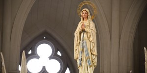 El santuario de Lourdes, en Buenos Aires