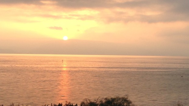 Holy Land 1 Sunset on Sea of Galilee