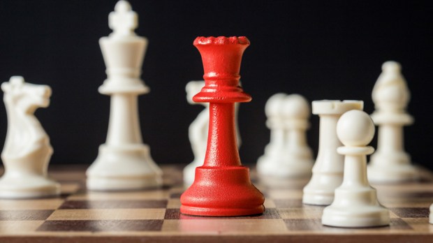Chess business concept, leader &amp; success