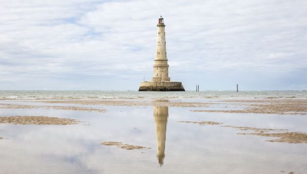 view of the historical lighthouse of Cordouan